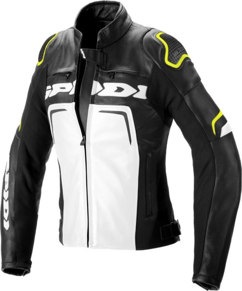 Geaca Moto Piele Dama Evorider 2 Black Yellow 2021