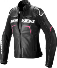 Geaca Moto Piele Dama Evorider 2 Black Fuchsia 2021
