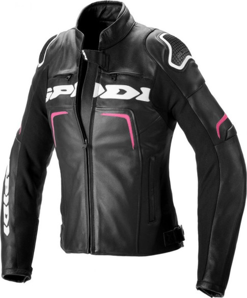 Geaca Moto Piele Dama Evorider 2 Black Fuchsia 2021