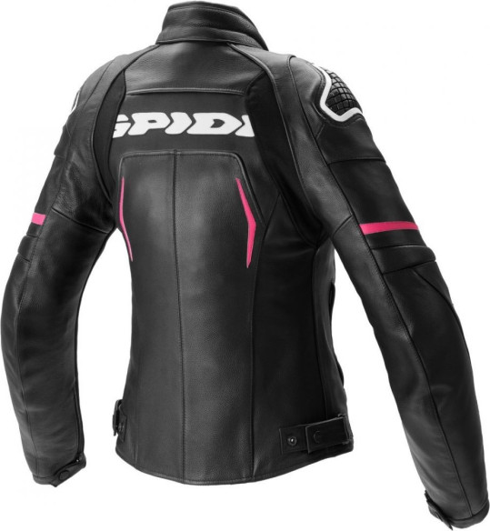 Geaca Moto Piele Dama Evorider 2 Black Fuchsia 2021