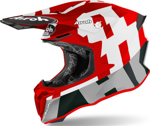 Casca Moto Enduro Twist 2.0 Frame Red Matt