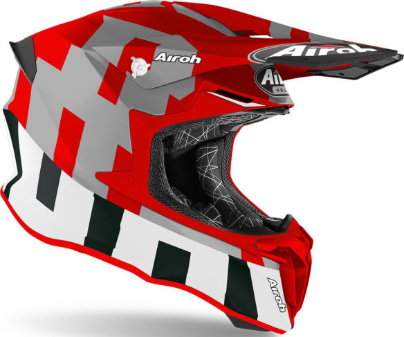 Casca Moto Enduro Twist 2.0 Frame Red Matt