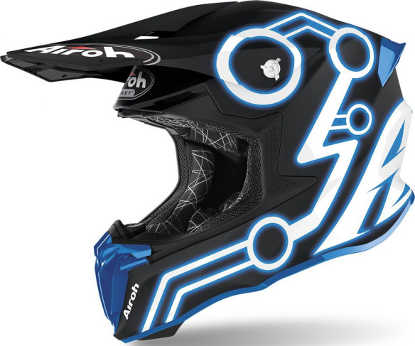 Casca Moto MX Twist 2.0 Neon Blue 2020