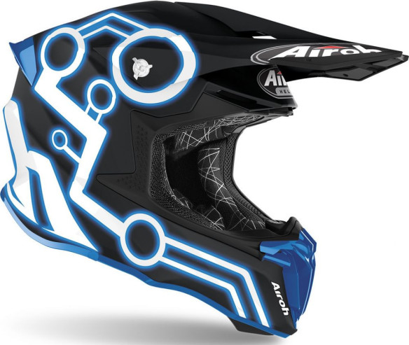 Casca Moto MX Twist 2.0 Neon Blue 2020