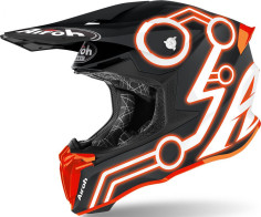 Casca Moto Enduro Twist 2.0 Neon Orange