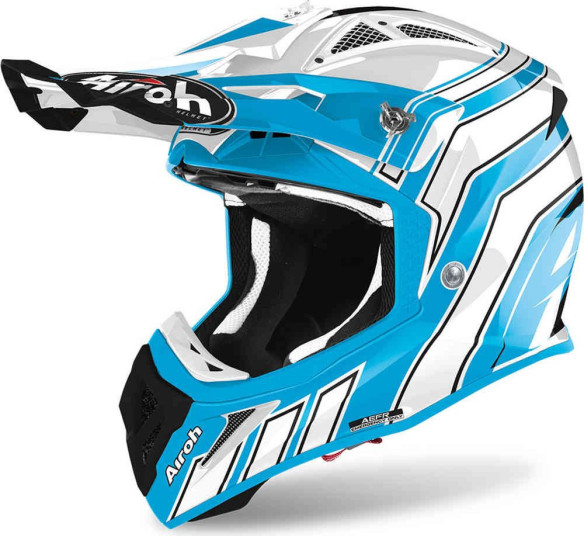 Casca Moto Enduro Aviator Ace Art Azure Gloss