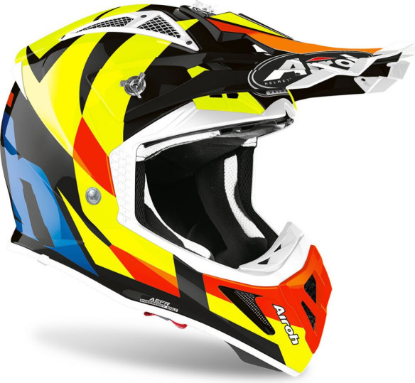 Casca Moto Enduro Aviator Ace Trick Black Gloss