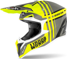 Casca Moto Enduro Wraap Broken Yellow Matt