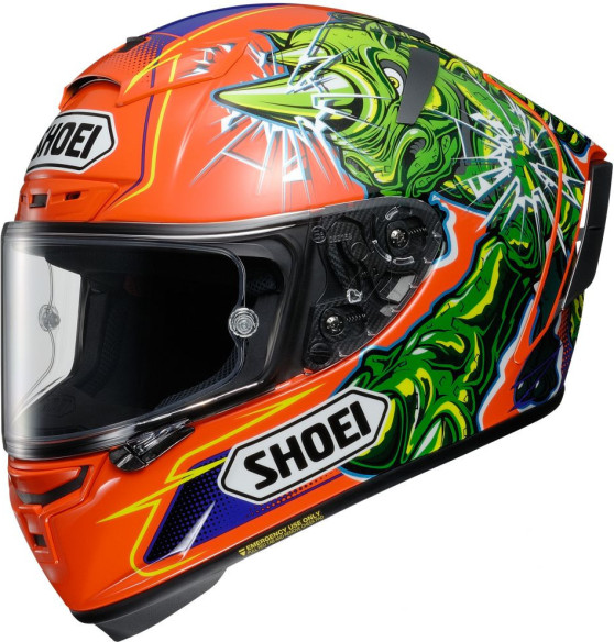 Casca X-Spirit 3 Power Rush TC-8 - Multicolor Portocaliu