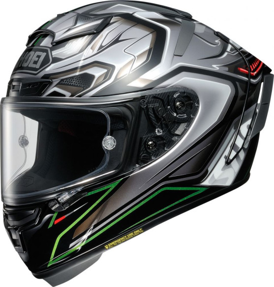 Casca X-Spirit 3 Aerodyne TC-4 - Negru Verde
