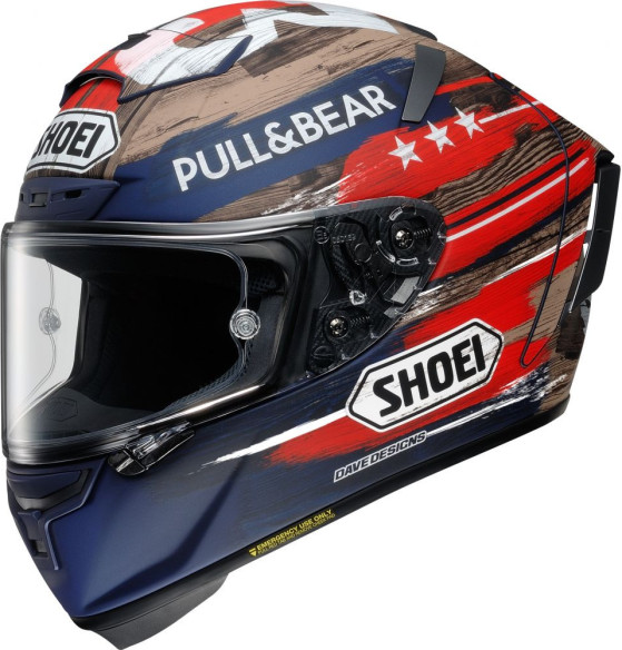 Casca X-Spirit 3 Marquez America TC-2 LTD. - Albastru Maro Rosu