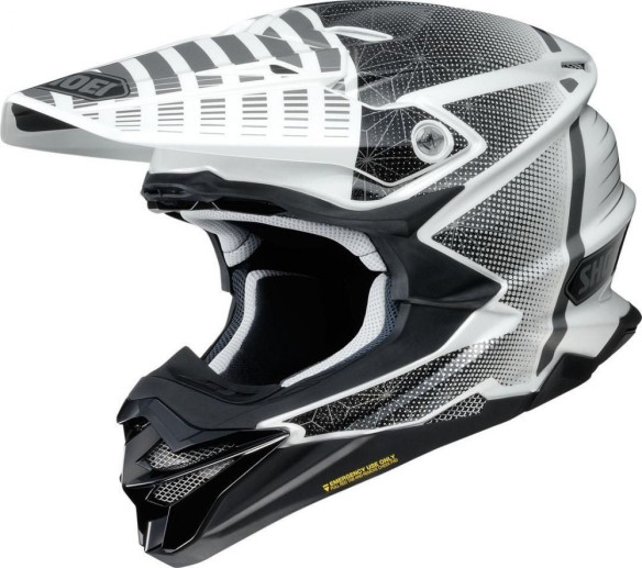 Casca VFX-WR Blazon TC-6 Alb Negru
