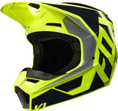 Casca MX Copii V1 Prix MVRS ECE Negru Galben 2020
