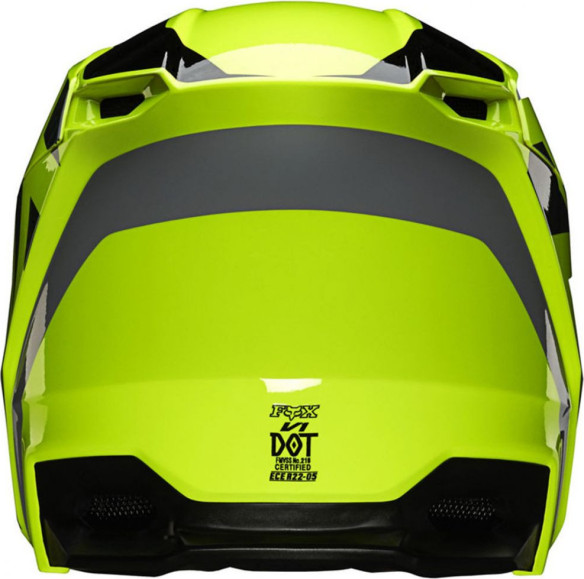 Casca MX Copii V1 Prix MVRS ECE Negru Galben 2020