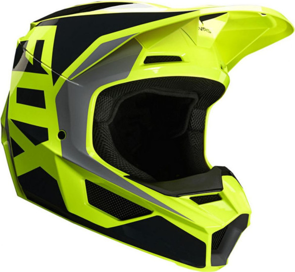 Casca MX Copii V1 Prix MVRS ECE Negru Galben 2020