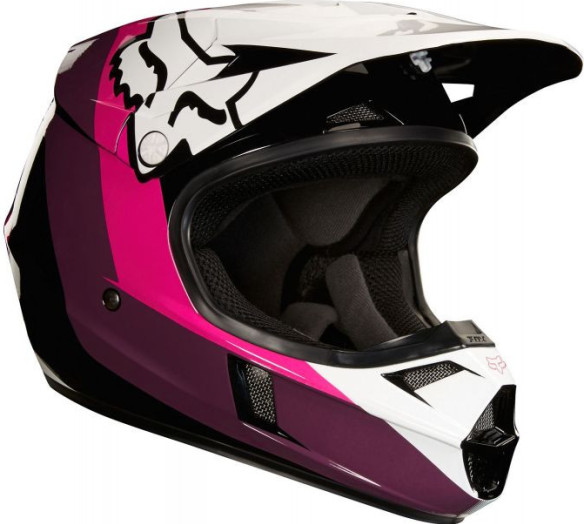Casca MX Copii V1 Halyn Negru Roz 2020