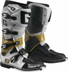 Cizme Moto MX SG12 Gri Auriu Negru 2021