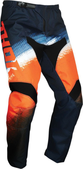 Pantaloni MX Copii Sector Vapor Portocaliu Albastru 2020