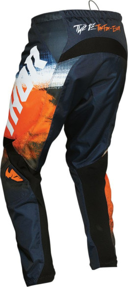Pantaloni MX Copii Sector Vapor Portocaliu Albastru 2020