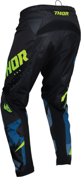 Pantaloni MX Copii Sector Warship Negru Albastru 2020