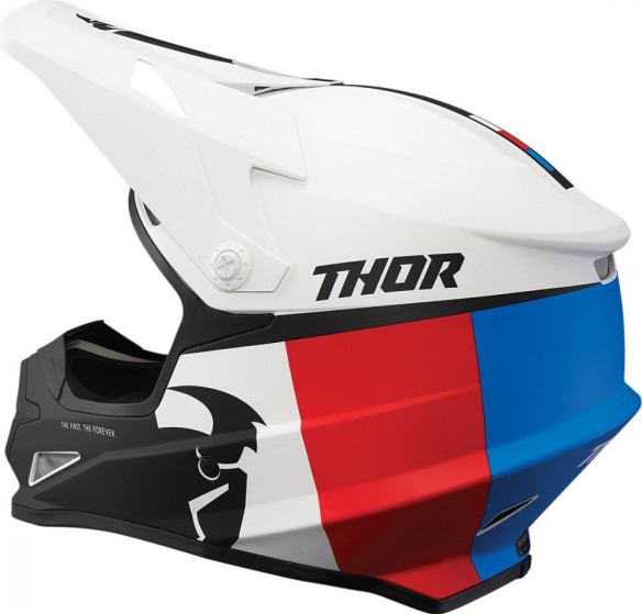 Casca MotoCross Sector Racer Multicolor Alb 2020