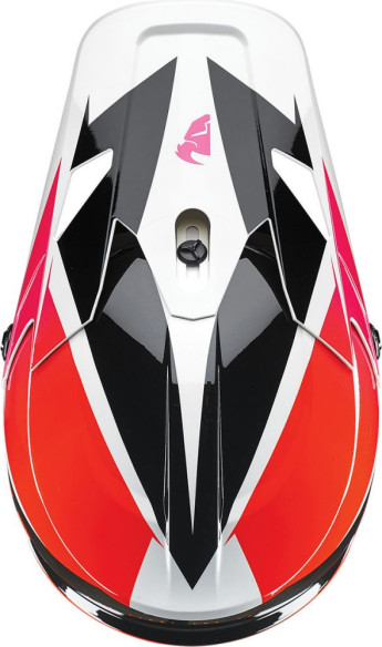 Casca MotoCross Sector Fader Multicolor Portocaliu