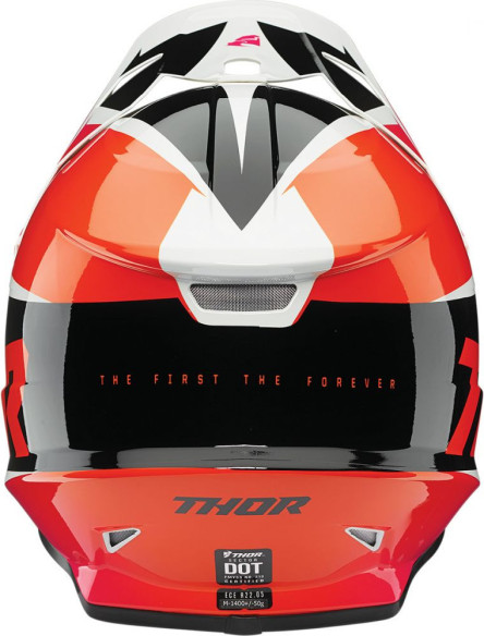 Casca MotoCross Sector Fader Multicolor Portocaliu