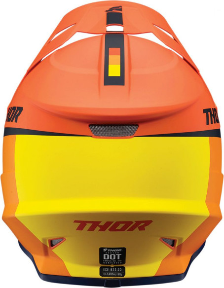 Casca MotoCross Sector Racer Multicolor Portocaliu
