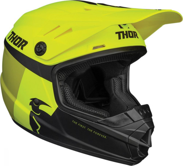 Casca MX Copii Sector Racer Multicolor Galben 2020