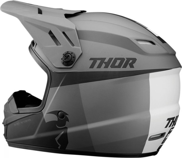 Casca MX Copii Sector Racer Negru Mat Gri