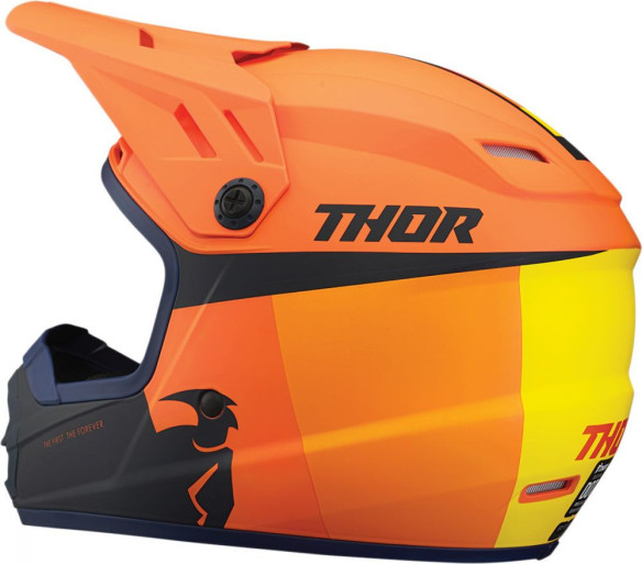 Casca MX Copii Sector Racer Multicolor Portocaliu 2020