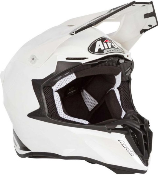Casca Moto Enduro Twist 2.0 Alb Lucios