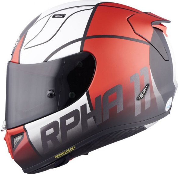 Casca Full-Face RPHA 11 Quintain Rosu 2020