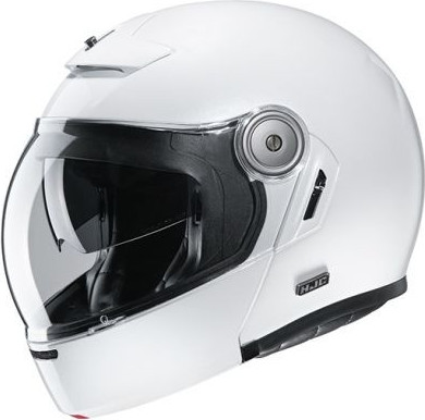 Casca Flip-Up V90 Solid Alb 2020