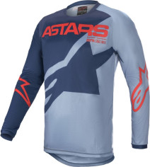 Youth Racer Braap MX Jersey Blue Red 2021