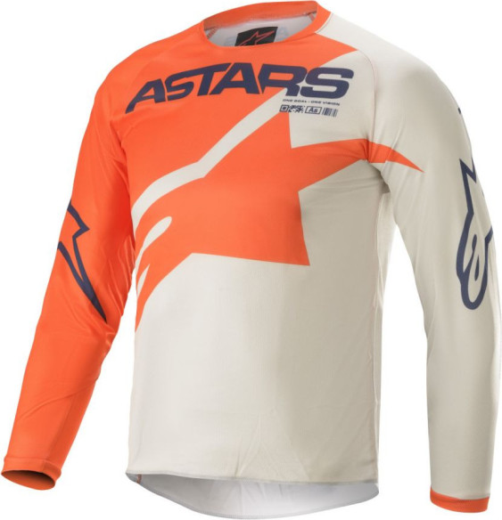 Youth Racer Braap MX Jersey Multicolor Orange 2021