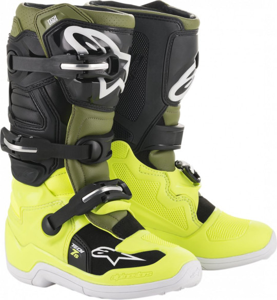 Cizme MX Copii Tech 7S Multicolor Galben 2021