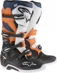 Cizme MX Tech 7 Offroad Multicolor Portocaliu 2021