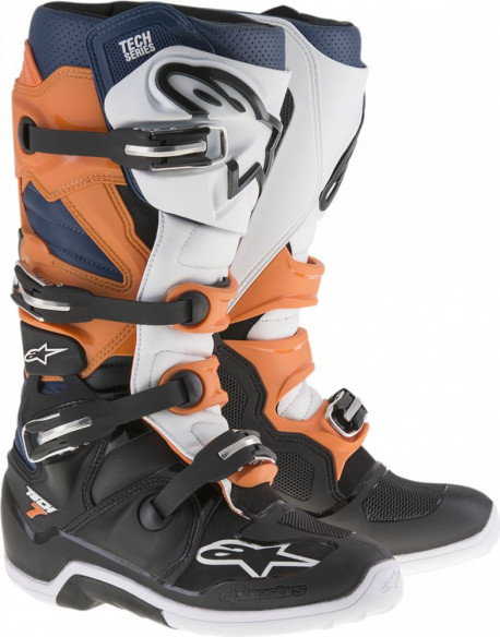Cizme MX Tech 7 Offroad Multicolor Portocaliu 2021