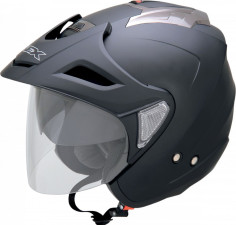 Casca Moto Jet Open Face FX-50 Matte Black
