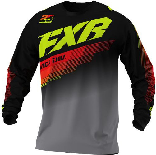 Tricou MX Clutch Black Grey Hi Vis Nuke Red 2021