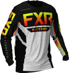 Tricou MX Copii Podium Black Red Hi Vis Grey Aztec 2021