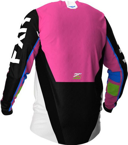 Tricou MX Copii Podium Black White E Pink Lime Blue 2021