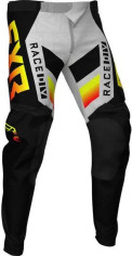 Pantaloni MX Copii Podium Black Red Hi Vis Grey Aztec 2021