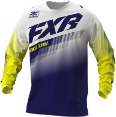 Tricou MX Copii Clutch White Navy Yellow 2021