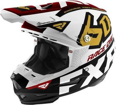 Casca MX 6D ATR-2 Race Div Gold Rust White 2020