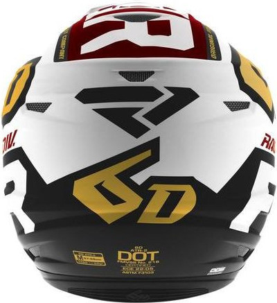 Casca MX 6D ATR-2 Race Div Gold Rust White 2020