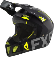 Casca Moto Enduro Clutch Evo Black Char Hi Vis