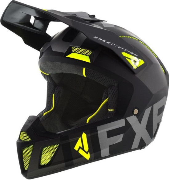 Casca Moto Enduro Clutch Evo Black Char Hi Vis