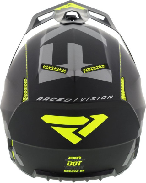 Casca Moto Enduro Clutch Evo Black Char Hi Vis